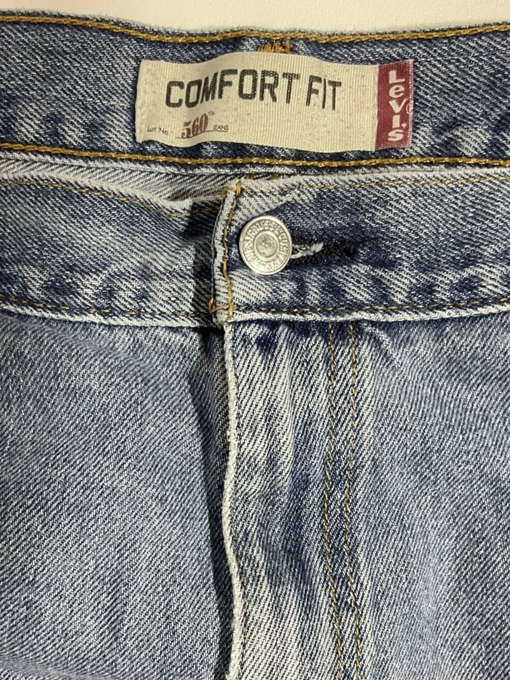 Levis 40x30 (38.5x28.5) Mens 560 Comfort Fit Jeans Denim 100% Cotton